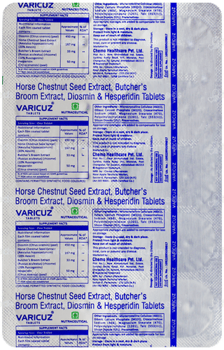 Varicuz Tablet 10